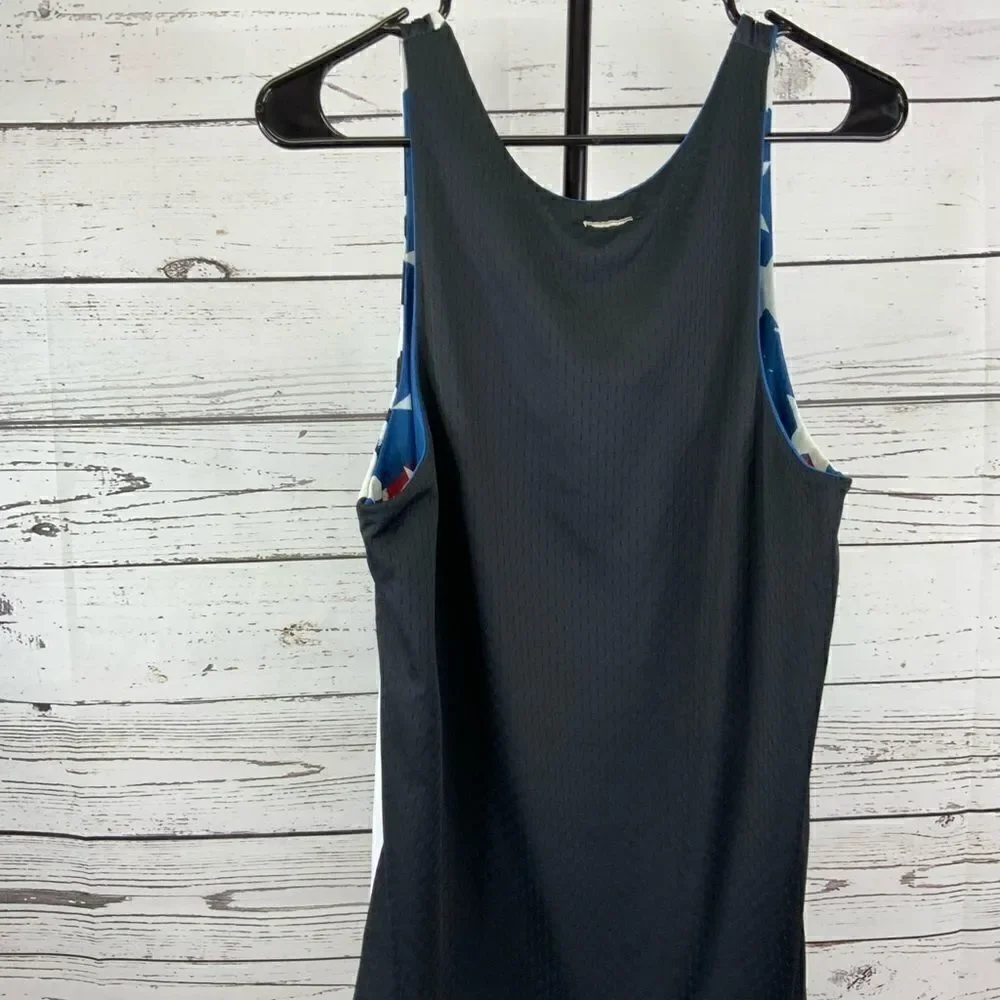 Stars and Stripes Pattern Tank Top Reversible - Picture 6 of 13